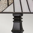 Elstead ALDERLEY asztali lámpa fém, üveg, fekete, bronz, szürke, kék, E27 - ELS-TF-ALDERLEY-TL-L