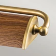 Elstead WINCHFIELD képmegvilágító fém, fa, bronz, barna, E14 - ELS-WINCHFIELD-PLL-AB-OAK