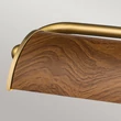 Elstead WINCHFIELD képmegvilágító fém, fa, bronz, barna, E14 - ELS-WINCHFIELD-PLL-AB-OAK