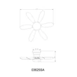 Globo DELORES ventilátoros lámpa fém, műanyag, fehér, homokszín, LED, 5W, 40-350lm, 2700K-6500K - 03625SA