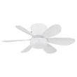 Globo DELORES ventilátoros lámpa fém, műanyag, fehér, LED, 5W, 40-350lm, 2700K-6500K - 03625W