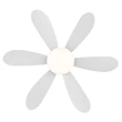 Globo DELORES ventilátoros lámpa fém, műanyag, fehér, LED, 5W, 40-350lm, 2700K-6500K - 03625W
