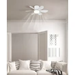 Globo DELORES ventilátoros lámpa fém, műanyag, fehér, LED, 5W, 40-350lm, 2700K-6500K - 03625W