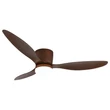 Globo ARMANDO ventilátor fém,  akril, barna, fehér, LED, 22W, 2700-6500K, 1440 Lm - 03666H