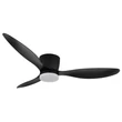 Globo ARMANDO ventilátor fém, akril, fekete, fehér, LED, 22W, 2700-6500K, 1440 Lm - 03666S