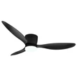 Globo ARMANDO ventilátor fém, akril, fekete, fehér, LED, 22W, 2700-6500K, 1440 Lm - 03666S