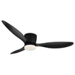 Globo ARMANDO ventilátor fém, akril, fekete, fehér, LED, 22W, 2700-6500K, 1440 Lm - 03666S