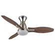 Globo GALE ventilátor fém, akril, nikkel,  barna, fehér, LED, 22W, 3000-6000K, 1897 Lm - 03671N
