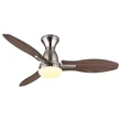 Globo GALE ventilátor fém, akril, nikkel,  barna, fehér, LED, 22W, 3000-6000K, 1897 Lm - 03671N