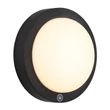 Globo LASSE fali lámpa műanyag, fekete, fehér, LED, 1.2W, 3000K, 130Lm - 12379A