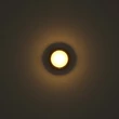 Globo LASSE fali lámpa műanyag, fekete, fehér, LED, 1.2W, 3000K, 130Lm - 12379A
