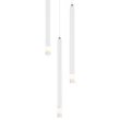 Globo RYAN függeszték fém, műanyag, fehér, áttetsző, G9 - 15629W-3