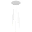 Globo RYAN függeszték fém, műanyag, fehér, áttetsző, G9 - 15629W-5