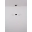 Globo FOGSY függeszték fém, üveg, akril, fekete, füstszín, LED, 6W, 4000K, 500Lm - 15634