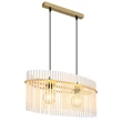 Globo GORLEY függeszték fém, üveg, arany, áttetsző, E27 - 15698H3M