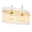 Globo GORLEY függeszték fém, üveg, arany, áttetsző, E27 - 15698H3M