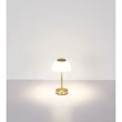 Globo SARIMA asztali lámpa fém, üveg, sárgaréz, fehér, LED, 2.5W, 2700-4000-6500K, 150Lm - 21014M