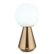 Globo SORA asztali dekor lámpa fém, akril, sárgaréz, fehér, LED, 1.5W, 3000-4500-6500K, 140 Lm - 21029C
