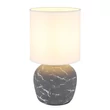Globo MARBLE asztali lámpa kerámia, szürke,fehér, E14 - 21739G