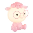 Globo SHEEPY asztali gyerek lámpa műanyag, pink, fehér, LED, 1W, 3000K, 32 Lm - 21760P