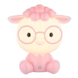 Globo SHEEPY asztali gyerek lámpa műanyag, pink, fehér, LED, 1W, 3000K, 32 Lm - 21760P