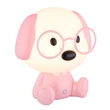 Globo PUPPY asztali gyerek lámpa műanyag, pink, fehér, LED, 1W, 3000K, 32 Lm - 21761P