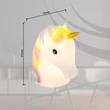 Globo UNICORN dekor lámpa műanyag, fehér, sokszínű, LED, 2W, 3000K,  - 28052