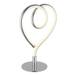 Globo AMORE asztali dekor lámpa fém, szilikon, króm, fehér, LED, 6W, 3000K, 250 Lm - 28054C