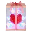 Globo BRONDAR dekor lámpa műanyag, piros, pink, áttetsző, kristály hatású, LED, 6W, 8000K - 28058