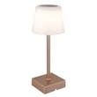 Globo XAYDEN asztali dekor lámpa fém, műanyag, pezsgőzsín, fehér, LED, 2W, 3000-6500K, 100 Lm - 28061CH