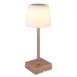 Globo XAYDEN asztali dekor lámpa fém, műanyag, pezsgőzsín, fehér, LED, 2W, 3000-6500K, 100 Lm - 28061CH
