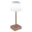 Globo XAYDEN asztali dekor lámpa fém, műanyag, pezsgőzsín, fehér, LED, 2W, 3000-6500K, 100 Lm - 28061CH