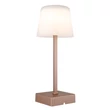 Globo XAYDEN asztali dekor lámpa fém, műanyag, pezsgőzsín, fehér, LED, 2W, 3000-6500K, 100 Lm - 28061CH