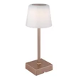 Globo XAYDEN asztali dekor lámpa fém, műanyag, pezsgőzsín, fehér, LED, 2W, 3000-6500K, 100 Lm - 28061CH