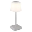 Globo XAYDEN asztali dekor lámpa fém, műanyag, ezüst, fehér, LED, 2W, 3000-6500K, 100 Lm - 28061SI