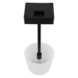 Globo XAYDEN asztali dekor lámpa fém, műanyag, fekete, fehér, LED, 2W, 3000-6500K, 100 Lm - 28061S
