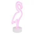 Globo FLAMINGO dekor lámpa műanyag, fehér, pink, LED, 2W - 28064