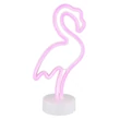 Globo FLAMINGO dekor lámpa műanyag, fehér, pink, LED, 2W - 28064