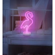 Globo FLAMINGO dekor lámpa műanyag, fehér, pink, LED, 2W - 28064