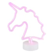 Globo UNICORN II dekor lámpa műanyag, fehér, pink, LED, 2W - 28065