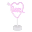 Globo ARMOR dekor lámpa műanyag, fehér, pink, LED, 2W - 28066