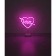 Globo ARMOR dekor lámpa műanyag, fehér, pink, LED, 2W - 28066