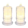 Globo CANDLE dekor lámpa műanyag, áttetsző, LED, 0.25W, 2900K - 28075-2