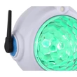 Globo COSMO asztali gyereklámpa műanyag, ezüst, szürke, kék, fehér, piros,  RGB-LED, 4.5W - 28084