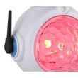 Globo COSMO asztali gyereklámpa műanyag, ezüst, szürke, kék, fehér, piros,  RGB-LED, 4.5W - 28084