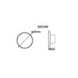 Globo LAMONT kültéri fali lámpa  műanyag, fekete, fehér, LED, 15W, 3000-4500-6000K, 1200Lm, IP44 - 34314S