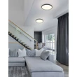 Globo NIELSEN mennyezet lámpa fém, műanyag, fekete,  fehér, LED, 20W, 4000K, 1000Lm - 41566-20S