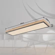 Globo DORO mennyezet lámpa fém, akril grafit, barna, LED, 24W, 3000-6500K, 1500Lm - 416080WD4-CCT