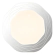 Globo FLORDELIS mennyezet lámpa fém, műanyag, fehér, króm, LED, 24W, 3000-4000-6000K, 968Lm - 48036-24