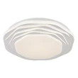 Globo FLORDELIS mennyezet lámpa fém, műanyag, fehér, króm, LED, 24W, 3000-4000-6000K, 968Lm - 48036-24